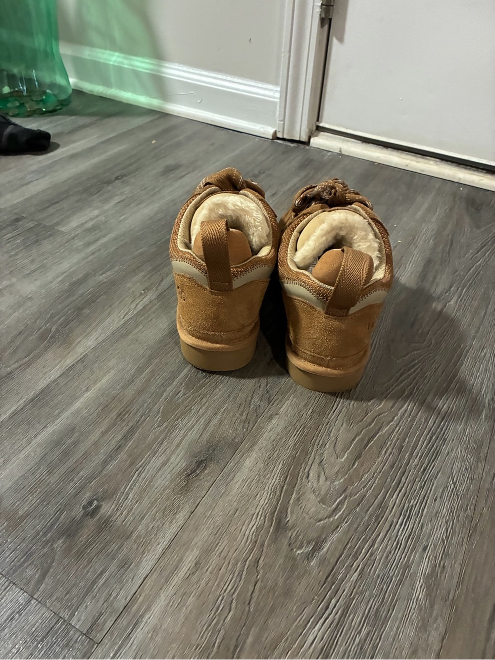 UGG Women's Chestnut Brown Shearling-Lined Sneakers
